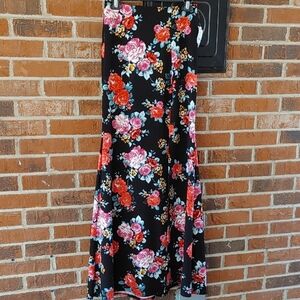 B.Darlin Extreme High Waist Thigh High Split Maxi Skirt Size 6